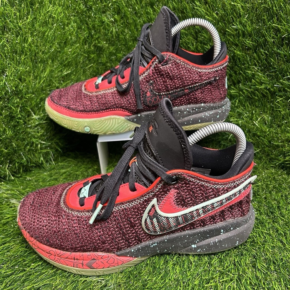 Nike Lebron XX 20‎ Night Maroon Sneakers, FB8974-600 - BIG KIDS 6Y